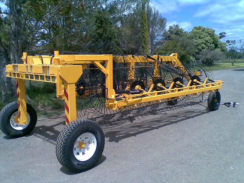 V Rake Standard Model Elsworth Engineering Hay Rake Inline Rakes